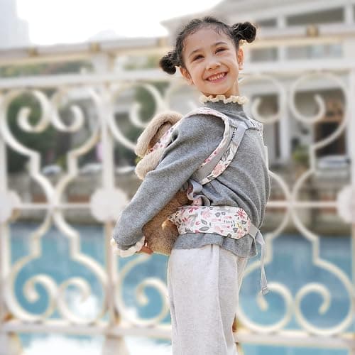 GAGAKU Baby Doll Carrier Front and Back Stuffed Animal Carriers for Little Girls - Pink thumbnail 8