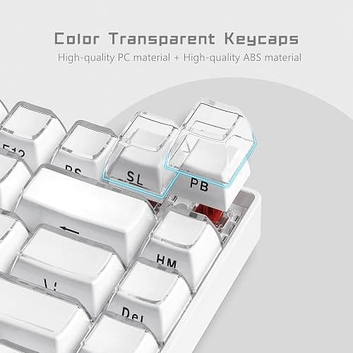 Womier Keycaps - Jelly Keycaps White thumbnail 2
