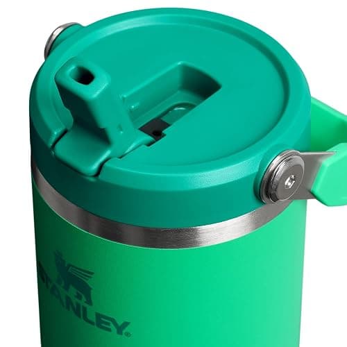 STANLEY IceFlow 2.0 Flip Straw Tumbler with Handle 30 oz | Twist On Lid and Flip Up Straw | Leak Resistant Water Bottle | Insulated Stainless Steel | BPA-Free | Meadow thumbnail 3