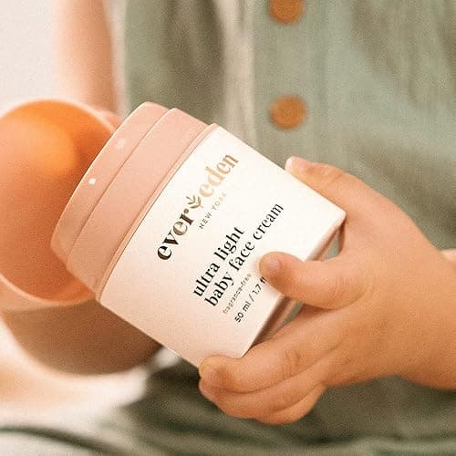 Evereden Ultra Light Baby Face Cream, 1.7 oz | Clean Baby Care | Non-toxic and Fragrance Free Moisturizer | Clean Ingredients thumbnail 8