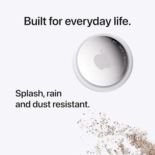 Apple AirTag (2nd generation): Tracker for Keychain, Wallet and More; Locator with Sound; Simple One-Tap Setup with iPhone or iPad; Key Finder with up to 1.5x Precision Finding Range thumbnail 7