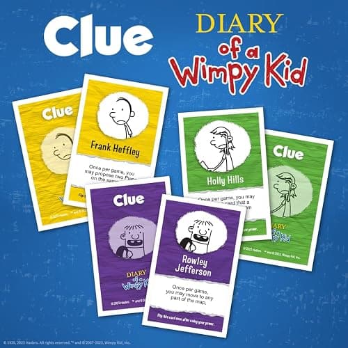 CLUE: Diary of a Wimpy Kid | Solve The Mystery in This Officially-Licensed Collectible Clue Game Featuring Characters & Locations from The Popular Book Series Diary of a Wimpy Kid thumbnail 6