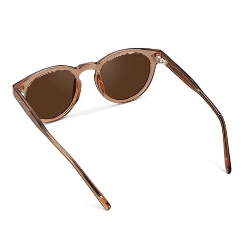 WearMe Pro Round Polarized Sunglasses for Women - Retro Classic UV400 Protection for Driving & Everyday Wear thumbnail 5