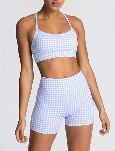 Women's Workout Sets 2 Piece Yoga Outfit High Waisted Biker Shorts Leggings Sports Bra Gym Fitness Clothes Tracksuit thumbnail 3