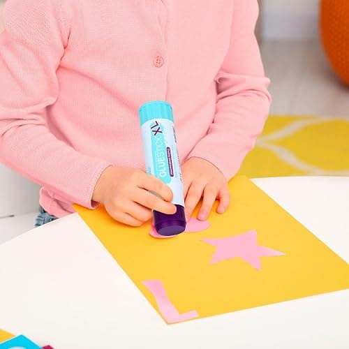 Darice Giant Disappearing Purple Glue Sticks, Large 115-gram Jumbo XL Glue Stick - Dries Clear, Washable, Non-Toxic - Classroom Back to School Supplies - 1 Pack 4.05oz thumbnail 7