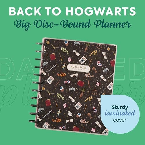 Happy Planner Harry Potter Disc-Bound 12-Month July 2025–June 2026 Planner, Big Size, Student Layout, Back to Hogwarts thumbnail 3