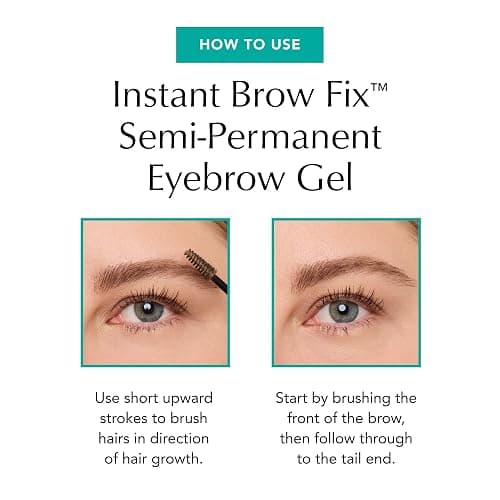 Thrive Causemetics Instant Brow Fix Semi-Permanent Eyebrow Gel, Waterproof Tinted Eye Brow Gel with Vitamin B5, Smudge-Proof, Long Lasting Definition, Vegan & Cruelty Free, Audrey (Medium Brown) thumbnail 5