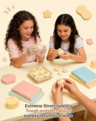 Handmade Chicken Squishy Toys, Ultra Soft squishies Fidget Toys for Adults, Teens, Silicone Squeeze ball for Office,School, Break room, Cute Sensory Squeeze Toys for Anxiety Relief, Focus & Calm(2pcs) thumbnail 6
