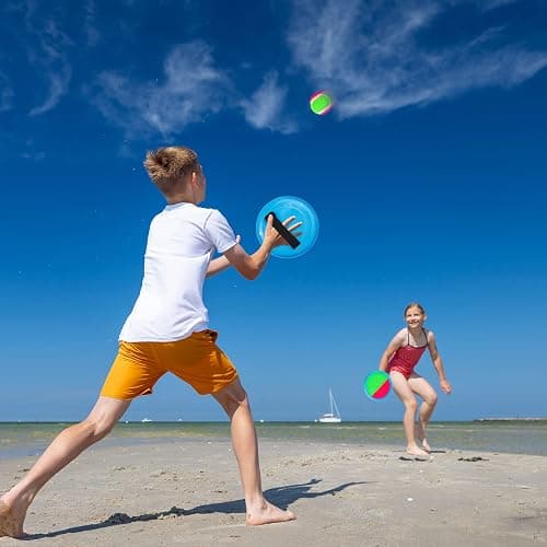 Ayeboovi Toss and Catch Ball Game Outdoor Toys for Kids Yard Games Beach Toys Outside Games for 3 4 5 6 7 8 9 10 Year Old Boys Girls (Upgraded) thumbnail 5