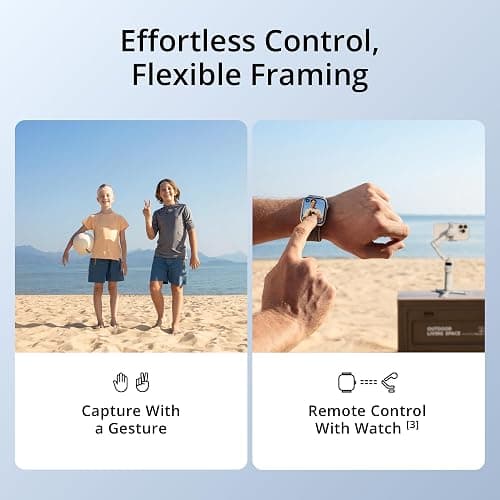 DJI Osmo Mobile 7 Gimbal Stabilizer for iPhone & Android, 3-Axis Gimbal | Built-in Tripod, Ultra-Light, Comfortable Grip, ActiveTrack, ShotGuides, One-Tap Edit, 10hrs Use, Phone Charging thumbnail 5