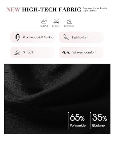Women’s Plus Size Full Coverage Wireless Bras Supportive Wide Strap Comfort Bra for Sagging Breasts No Back Fat Minimizer Bra thumbnail 5