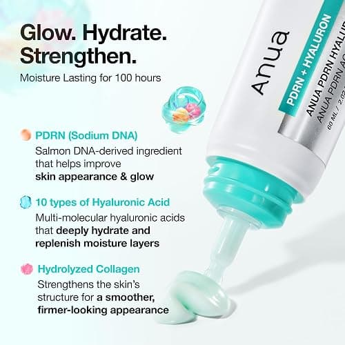 ANUA PDRN Hyaluronic Acid 100 Moisturizing Cream, Lightweight, Non-Greasy Hydrating Face Moisturizer with Salmon DNA for Glass Skin, Korean Skincare (2.02 fl oz) thumbnail 3