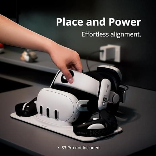 BOBOVR D3 Charging Dock, Wireless Charging for Controller, B100 Fast Charging,Compatible with Quest 3 thumbnail 4