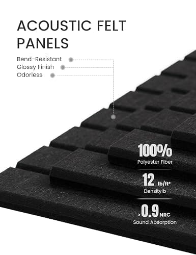 Fluxynara Large Felt Bulletin Board 48" X 36" Large Cork Board Alternative-12 Pack with 70 Safe Removable Adhesive Tabs, Cork Boards for Walls Cork Board for Home Office Classroom Pin Board (Black) thumbnail 4