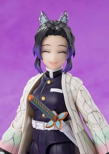 TAMASHII NATIONS - Demon Slayer: Kimetsu no Yaiba - Shinobu Kocho S.H.Figuarts Action Figure | Demon Slayer Kimetsu No Yaiba 6 Inch Action Figure S.H. Figuarts - Shinobu Kocho thumbnail 6