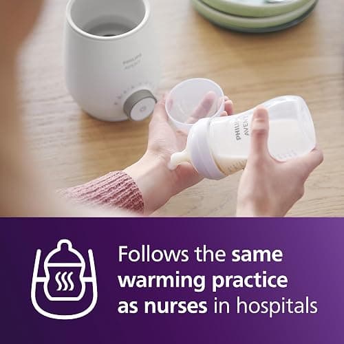 Philips Avent Fast Bottle Warmer with Smart Temperature Control: Warms Evenly, No Hotspots – SCF358/00 thumbnail 3