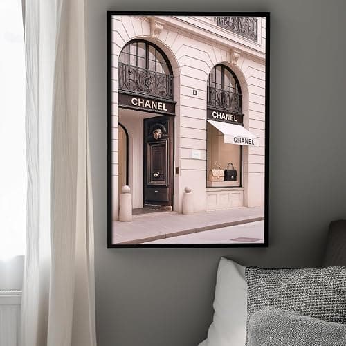 Dekomundo Chanel Shop Paris Poster, 30 x 40 cm for Framing, Modern Wall Decoration for Living Room, Bedroom and Office thumbnail 5