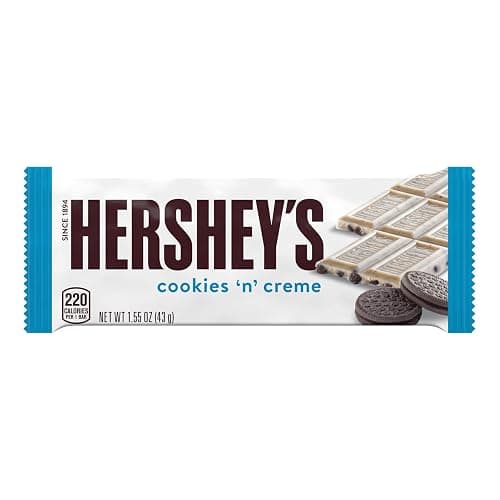HERSHEY'S Cookies 'n' Creme Candy Bars, 1.55 oz (36 Count) thumbnail 3