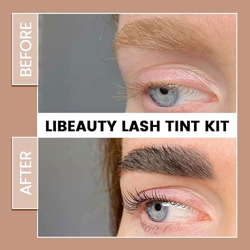 Libeauty Eyelash Tint Kit Instant Eyebrow Black Dye Hair Colour Kit Voluminous Tinting for Lash and Brow Perfect Partner for Lash Perm/Lift/Lamination Treatment thumbnail 3