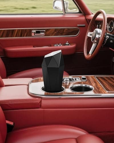 HOTOR Car Trash Can with Lid - 2 Pack, Car Accessories for Interior, Leakproof Vehicle Garbage Can with 30 Attached Trash Bags, Multipurpose Organizers and Storage for Home, Office, Black thumbnail 7