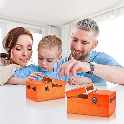 Calary Useless Box Turns Itself Off in Box Alone Machine Fully Assembled in Box (Brown) thumbnail 2