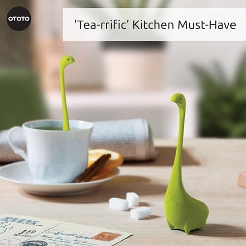 OTOTO Cute Tea Infuser - Loose Leaf Tea Steeper, Tea Accessories, Tea Diffusers for Loose Leaf Tea, Tea Strainers, Cute Gifts, Tea Gift Set, Kitchen Gifts, Cooking Gadgets thumbnail 2