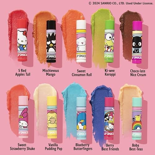 Lip Smacker Sanrio Hello Kitty & Friends Pack - 10 Moisturizing Lip Balms, Hydrating & Protecting - Cruelty-Free thumbnail 2