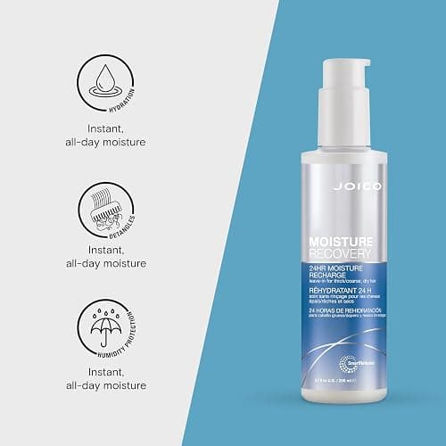 Joico Moisture Recovery 24 Hour Moisture Recharge Leave-In | For Thick, Coarse, Dry Hair | All-Day Moisture | Instantly Detangles | Reduce Breakage | Frizz Protection | With Olive Ester & Sea Kelp thumbnail 3