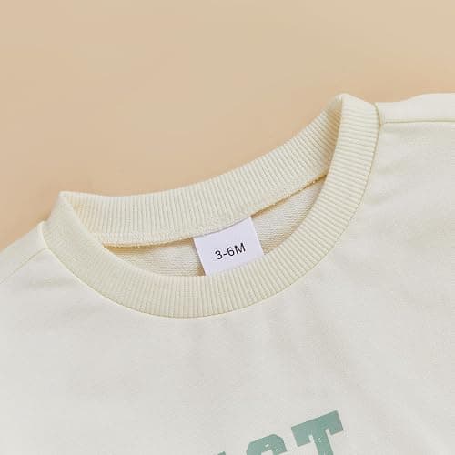 xkwyshop Newborn Infant Baby Boy Girl Football Outfit 1st Football Season Long Sleeve Sweatshirt Bubble Romper Clothes Fall thumbnail 5