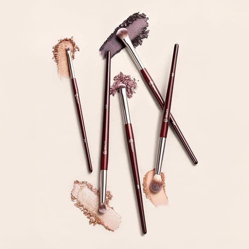 BK BEAUTY - BRUSH SET FOR HOODED OR SMALLER EYES (5PC) - Eyeshadow Brush Set for Blending, Smudging & Defining Eyeshadow and Eyeliner | Premium Eye Makeup Brushes for Precise Application thumbnail 6
