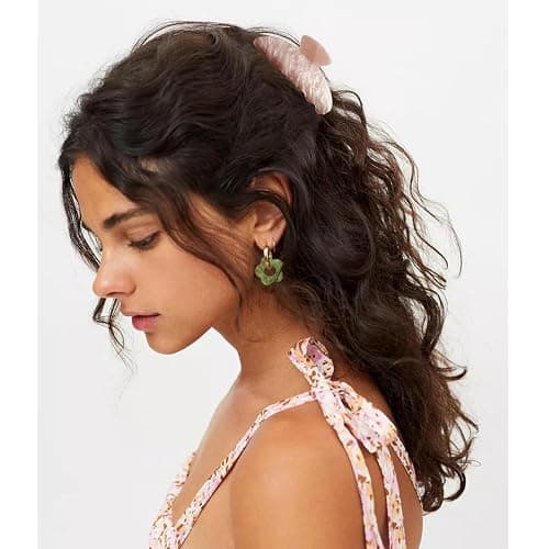 Canitor Hair Claw Clips for Women Acrylic Marbled Hair Clips for Thick Thin Hair Emi Cute Hair Accessories Stocking Stuffers Preppy Teen Girl Gifts Trendy Stuff thumbnail 2
