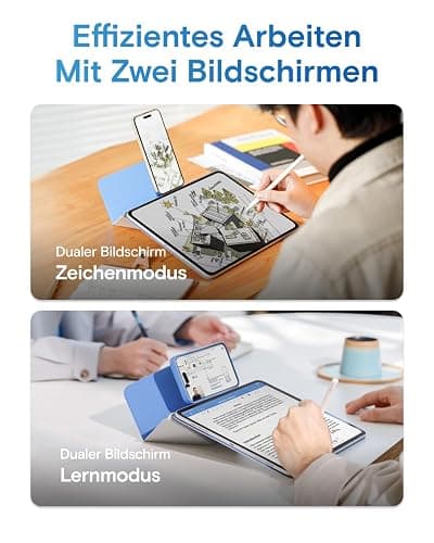MOFT Dynamic Folio Hülle für 11" iPad Pro (M4 2024/M5 2025), Schlanke Magnetische Tablet Hülle mit Ständer und über 20 Betrachtungswinkeln, Auto Wake/Sleep-Funktion - Panna Cotta thumbnail 5