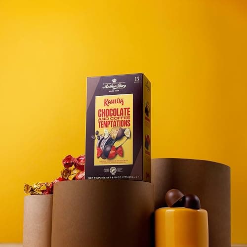 Anthon Berg Kahlua Gift Box, 15 Chocolate and Coffee Temptations Infused With the Rich Flavour of Kahlua, 173 g (Pack of 1) thumbnail 4