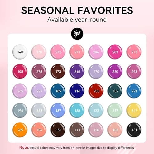 PHOENIXY 51 PCS Gel Nail Polish Kit with U V Light, 35 Colors Gel Polish with 5 Pcs Base Top Coat Manicure Starter Nail Polish Set Gifts for Women ST9012 thumbnail 2