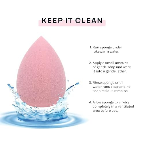AOA Studio Collection Makeup Mochi Sponge Set Makeup Blender Latex Free and High-definition Set of 6 Makeup Blender For Powder Cream and Liquid Wonder Blender Beauty Cosmetic (6 Count) thumbnail 8