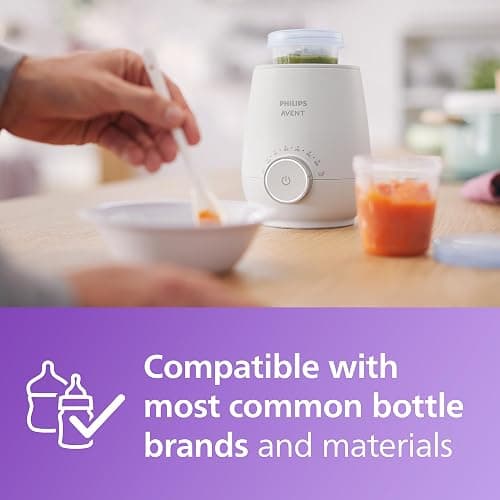Philips AVENT Fast Baby Bottle Warmer with Smart Temperature Control and Automatic Shut-Off, SCF358/00 thumbnail 6