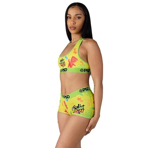 PSD Underwear Womens Sports Bra - Care Bears, Medium Support Sports Bras for Women, Womens Racerback Sports Bras thumbnail 3