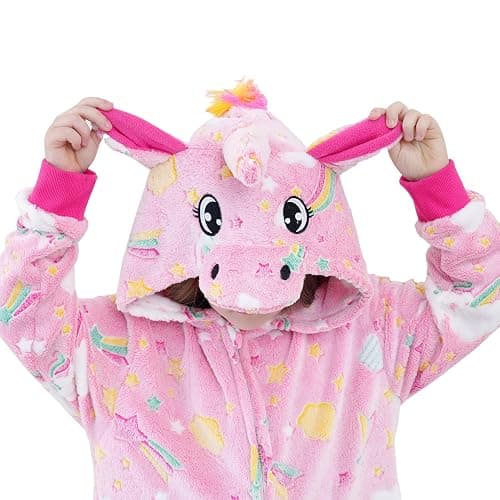 Cloele Kids Onesie Pajamas Animals Costume Glow Cosplay for Girls Boys thumbnail 5