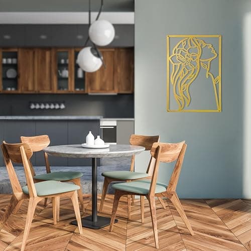 AGIOTA 3 Pcs Gold Wall Decor Above Bed Minimalist for Living Room Metal Line Art - Female Body, Gold Room Decor for Bedroom Modern Wall Art for Indoor 15inch thumbnail 7