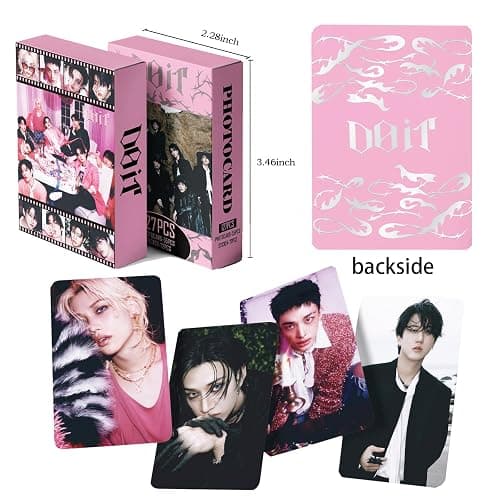 Stray Kids DO IT Album Photocards 127PCS DO IT Photo Card Set The 4th Album Merch Boys and Girls Card Set 55 PCS Photocard and 72 PCS Stickers Gift thumbnail 3