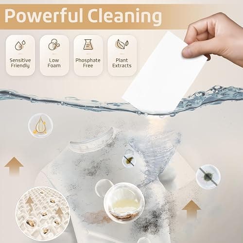 Poesie Laundry Detergent Sheets Coconut Milk Scent 160 Count Non Plastic Jugs Portable Laundry Soap Sheet for Clothes Washing Indoor and Outdoor Essentials thumbnail 4