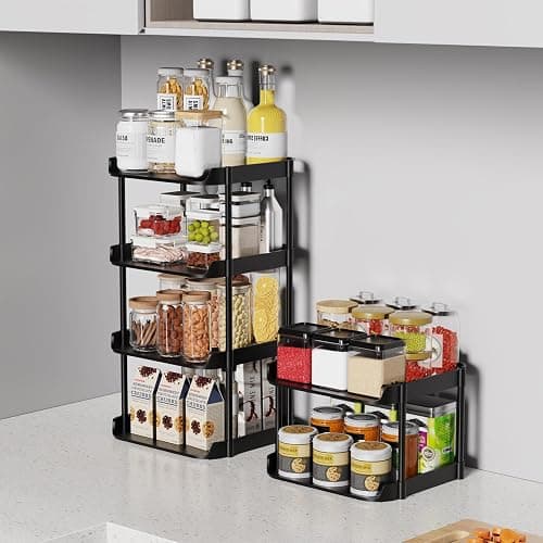 Altdnmaf 6 Tier Vertical Narrow Shoe Rack, Stackable Tall Skinny Shoerack, Compact Single Shoes Storage Tower for Slim Space, Corner Plastic Shelves, for Hallways, Entryway, Bedrooms Organizer, Black thumbnail 6