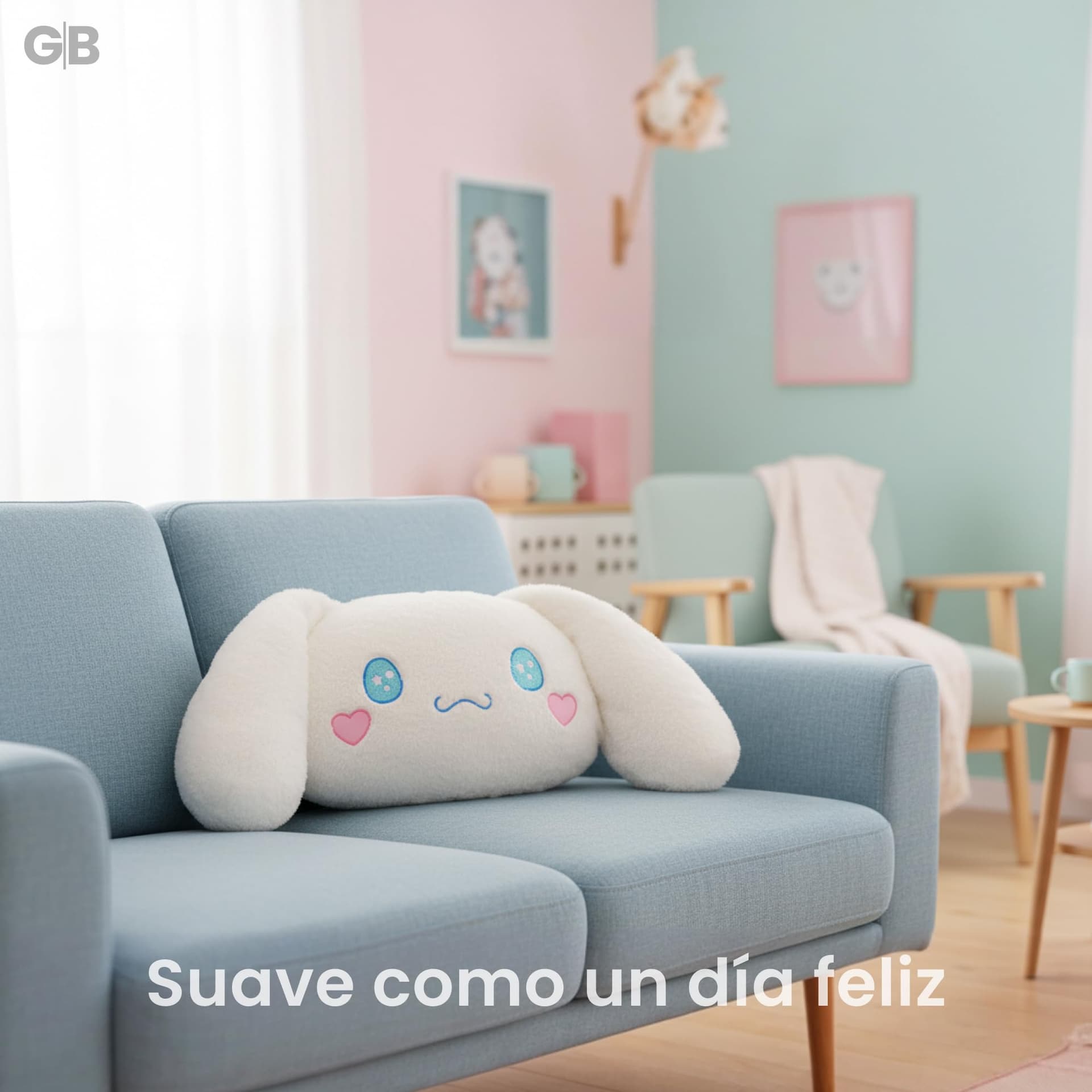 Almohada Cinnamoroll Peluche Cinamon Roll Almohadas Cinnamoroll Peluches Grande diseño Suave thumbnail 3