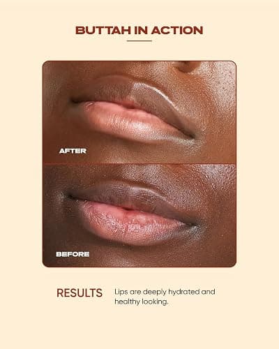 Buttah Skin by Dorion Renaud Luminating & Nourishing Lip Balm .15oz [2 Pack] - for Healthy Looking Lips - Shea Butter - Naturally Based Skin Care - Black-Owned Skincare thumbnail 6