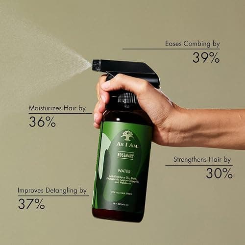 As I Am Rosemary Water 16 oz - Scalp Treatment for Hair Density - with Biotin & Saw Palmetto thumbnail 2
