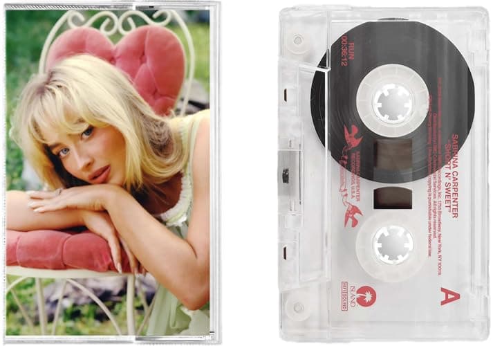 Sabrina Carpenter - Short n' Sweet cassette tape (alternate cover) - Image 1