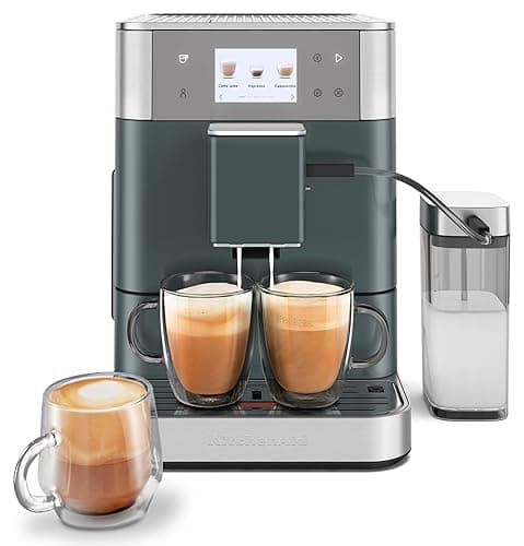 KitchenAid Fully Automatic Espresso Machine KF7 with Milk Attachment, KES8557JP, Juniper - Image 1