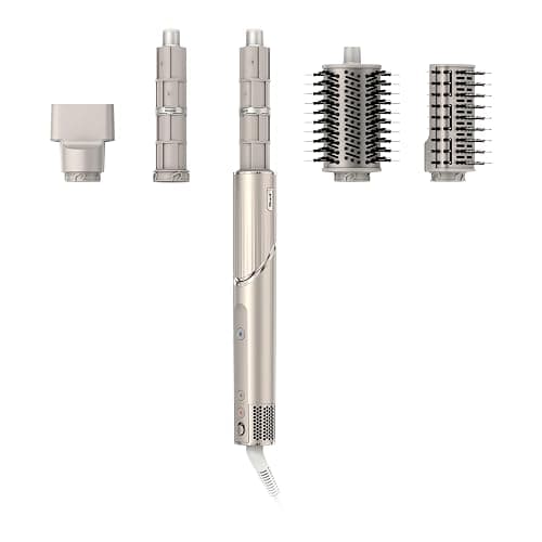 Shark HD430 FlexStyle Air Styling & Drying System, Powerful Hair Dryer Brush & Multi-Styler with Auto-Wrap Curlers, Paddle Brush, Oval Brush, Concentrator Attachment, Stone - Image 1