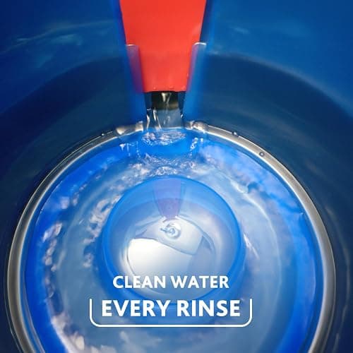 O-Cedar RinseClean Spin Mop & Bucket System + 1 Extra Mop Head | Clean with Clean Water | Removes 99% of Bacteria thumbnail 5