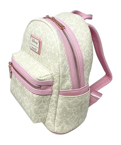 Loungefly Disney Princesses Damask Debossed Womens Double Strap Shoulder Bag Purse thumbnail 2